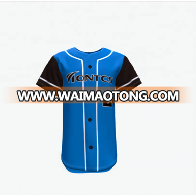 Wholesale custom make your own blank baseball jersey